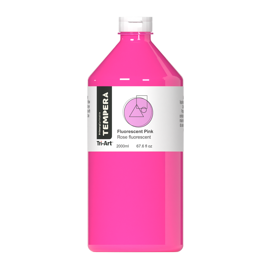 Primary Liquid Tempera - Fluorescent Pink - Art Noise