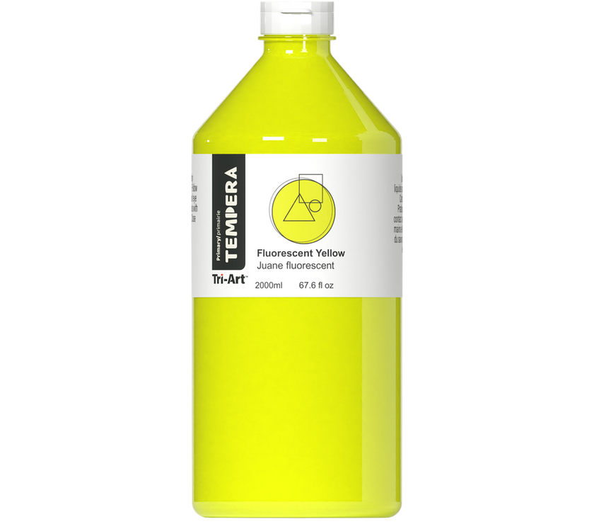 Primary Liquid Tempera - Fluorescent Yellow - Art Noise