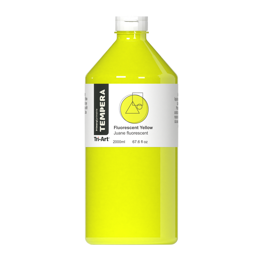Primary Liquid Tempera - Fluorescent Yellow - Art Noise