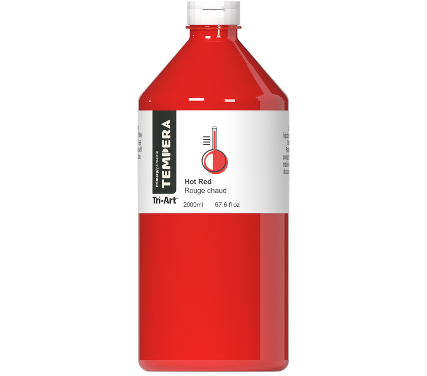 Primary Liquid Tempera - Hot Red - Art Noise