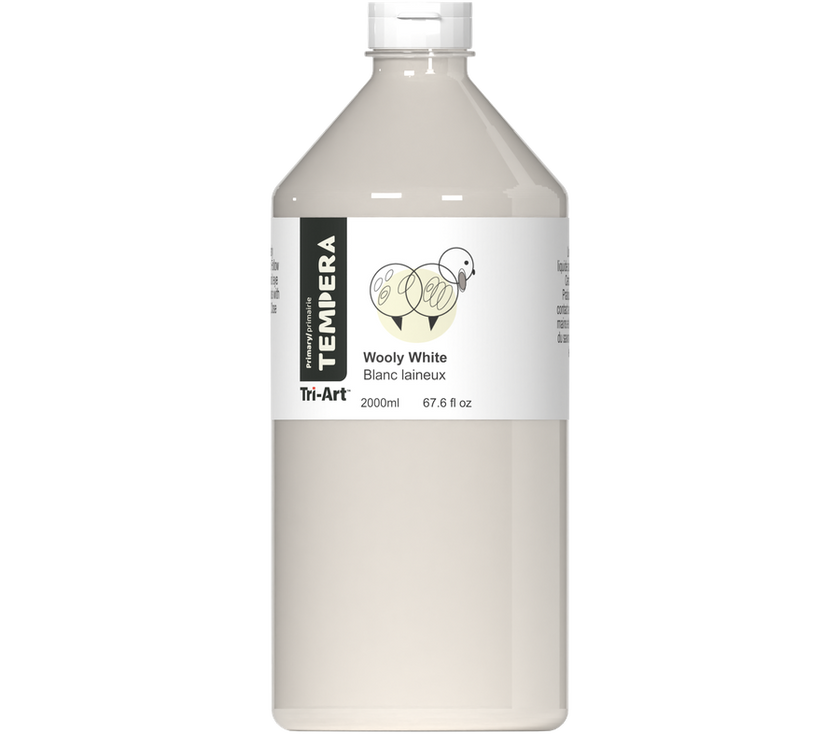 Primary Liquid Tempera - Woolly White - Art Noise
