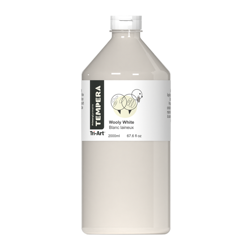 Primary Liquid Tempera - Woolly White - Art Noise