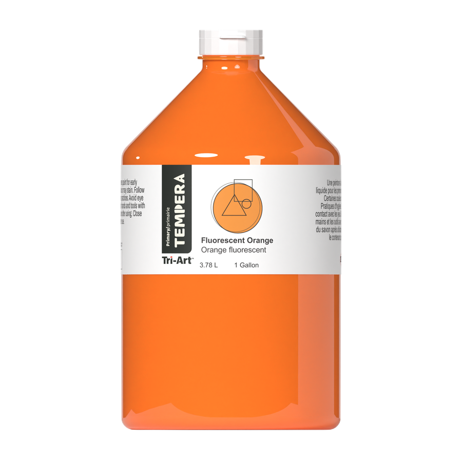 Primary Liquid Tempera - Fluorescent Orange