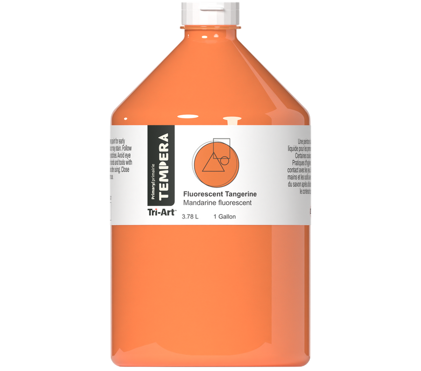 Primary Liquid Tempera - Fluorescent Tangerine - Art Noise