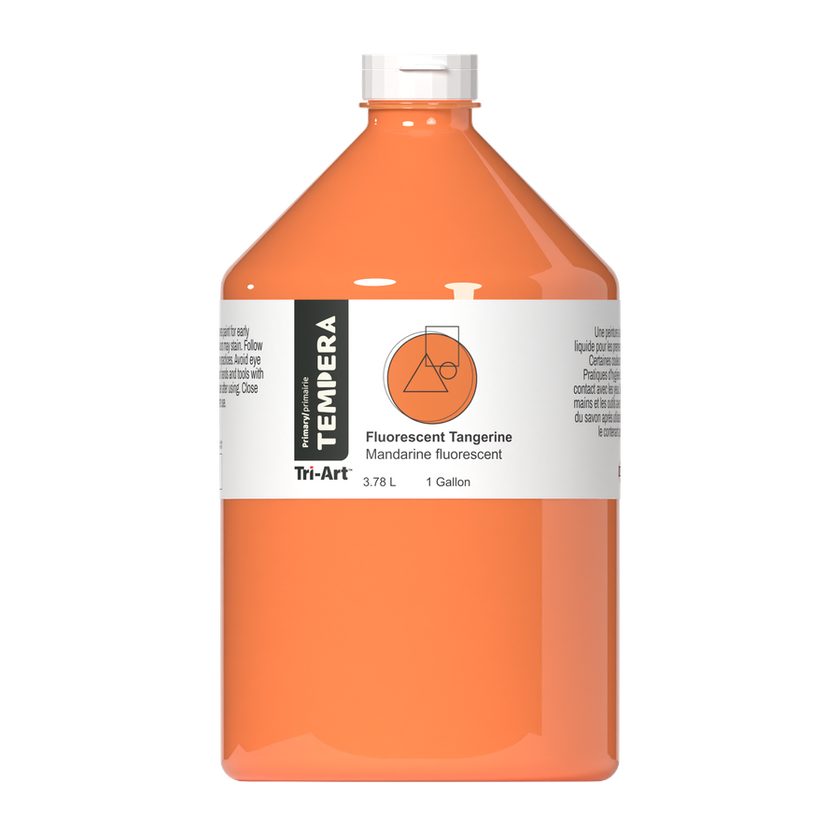 Primary Liquid Tempera - Fluorescent Tangerine - Art Noise