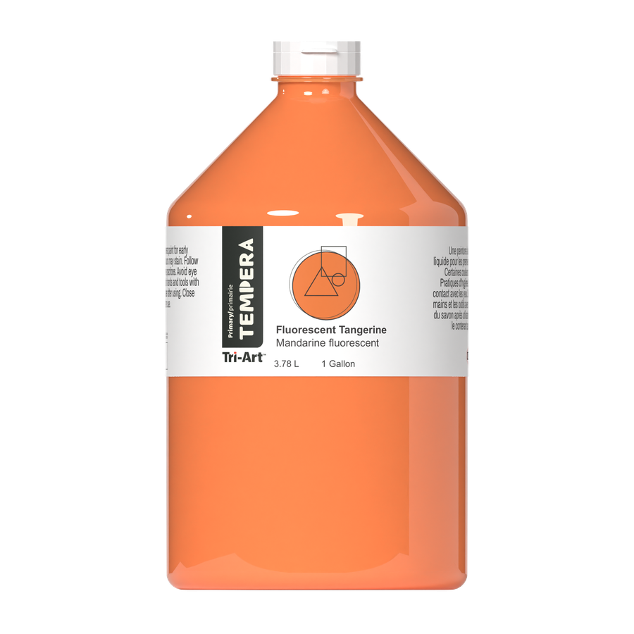 Primary Liquid Tempera - Fluorescent Tangerine - Art Noise