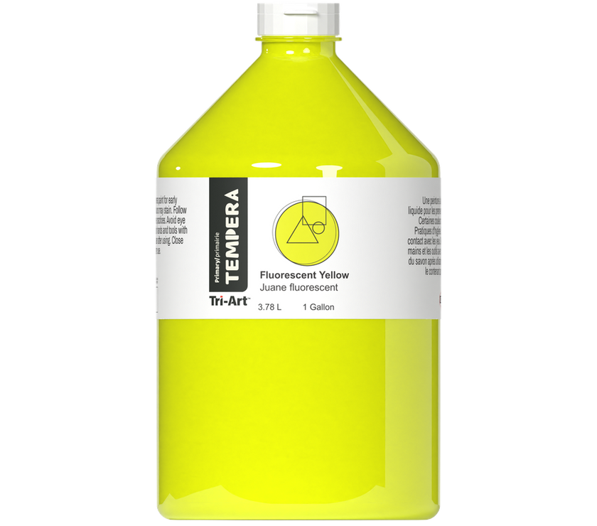 Primary Liquid Tempera - Fluorescent Yellow - Art Noise
