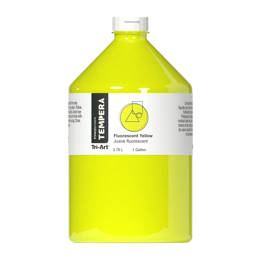 Primary Liquid Tempera - Fluorescent Yellow - Art Noise