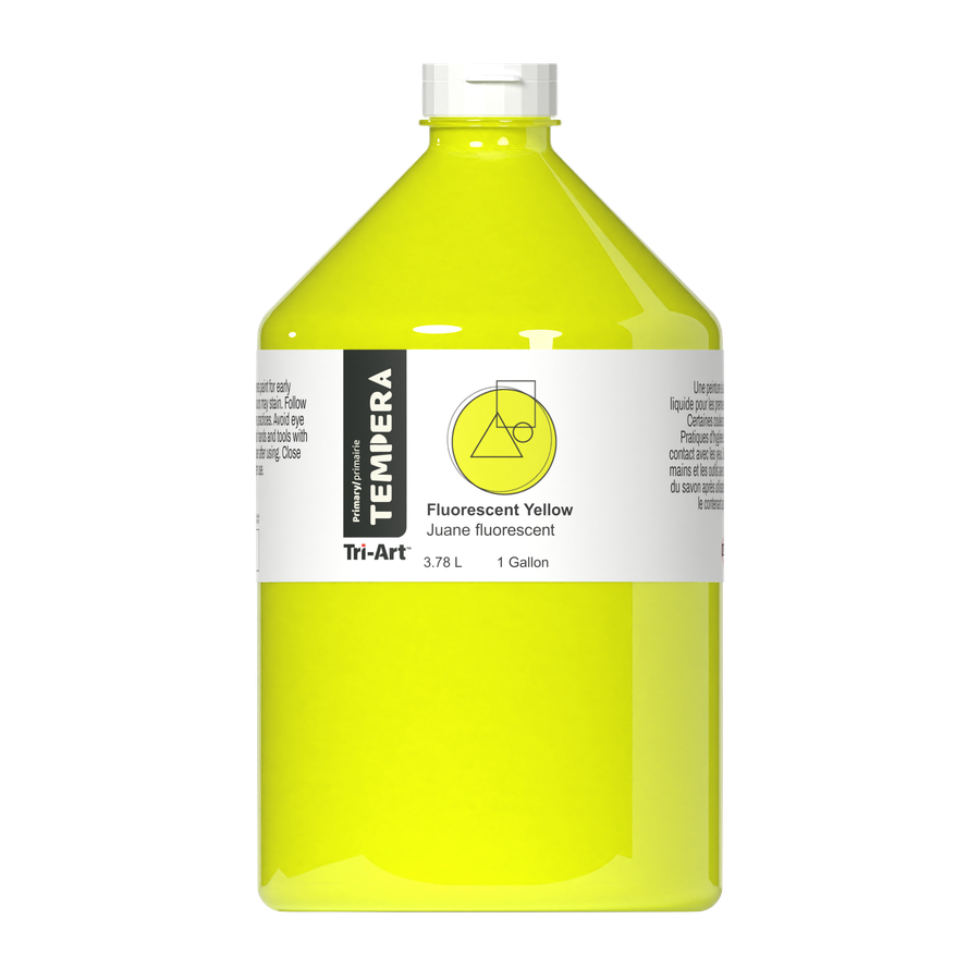 Primary Liquid Tempera - Fluorescent Yellow - Art Noise