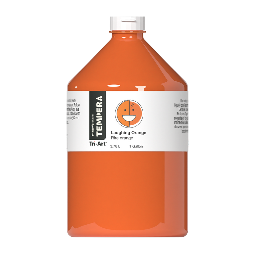 Primary Liquid Tempera - Laughing Orange - Art Noise