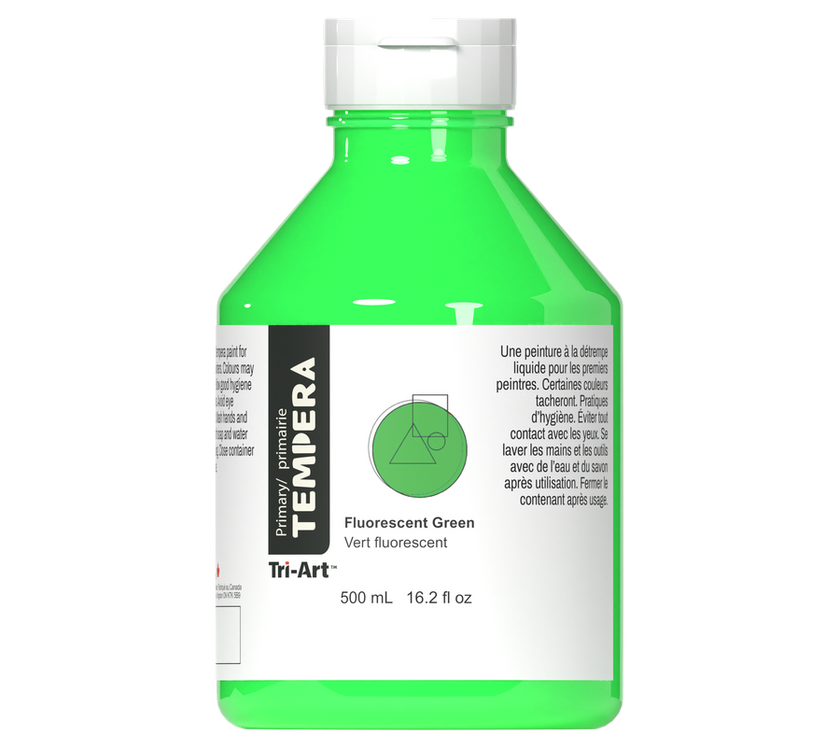 Primary Liquid Tempera - Fluorescent Green - Art Noise