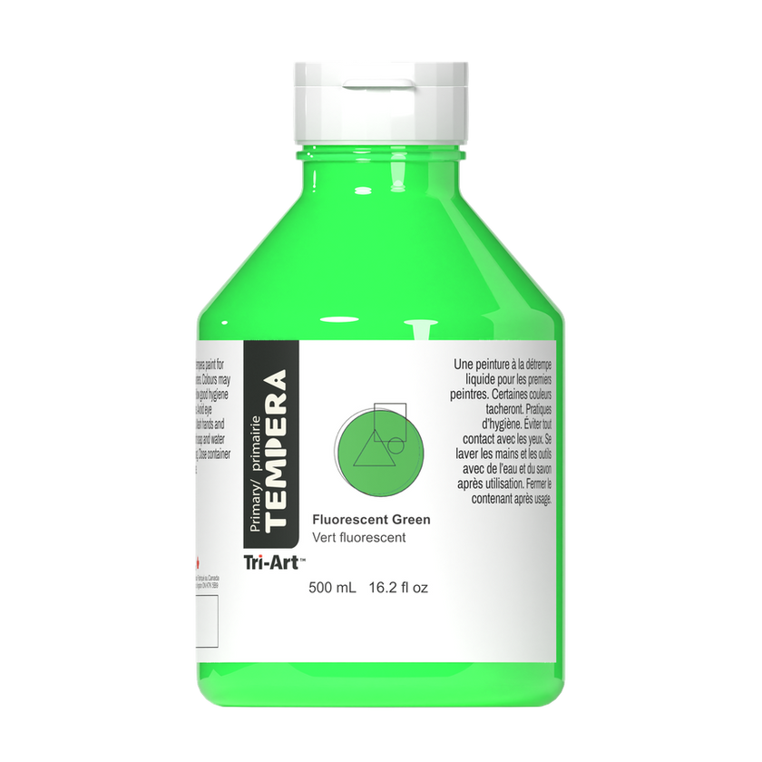 Primary Liquid Tempera - Fluorescent Green - Art Noise