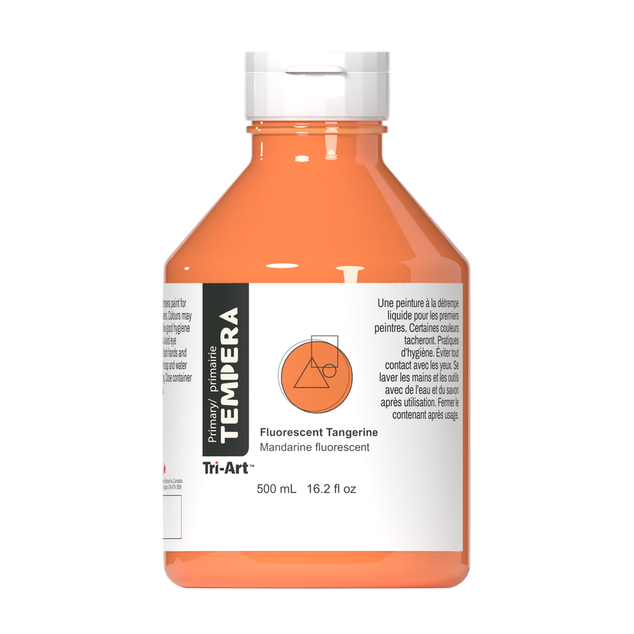 Primary Liquid Tempera - Fluorescent Tangerine