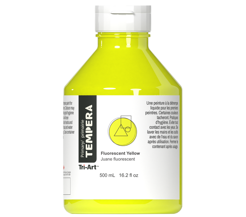 Primary Liquid Tempera - Fluorescent Yellow - Art Noise