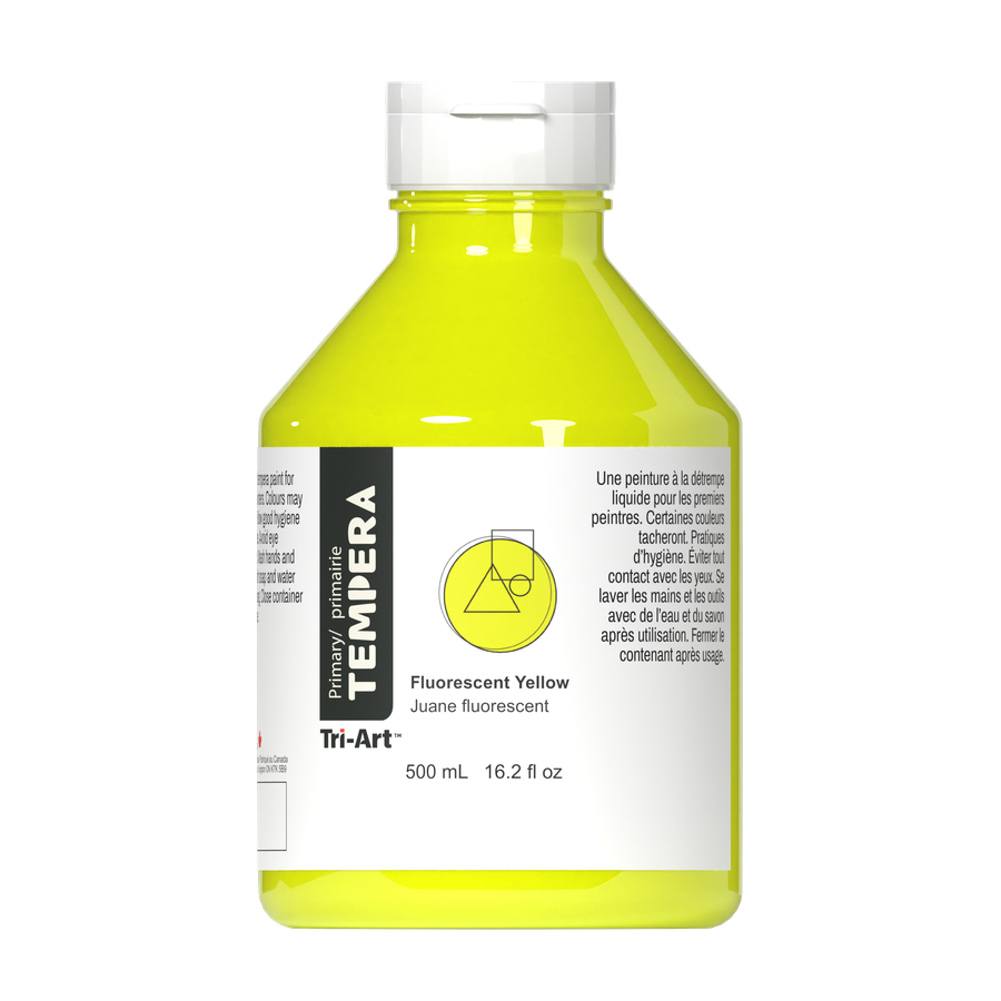 Primary Liquid Tempera - Fluorescent Yellow - Art Noise