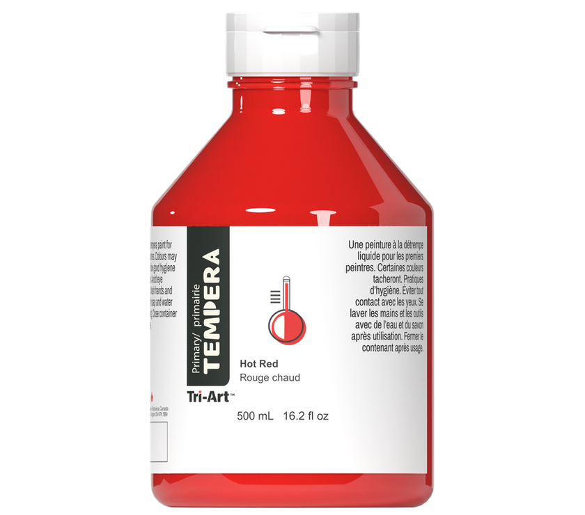 Primary Liquid Tempera - Hot Red - Art Noise