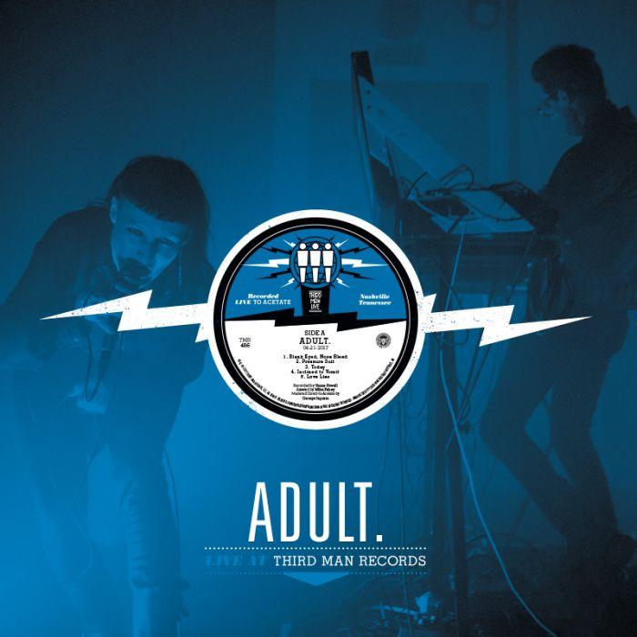 Adult - Live at Third Man Records (LP) - Art Noise