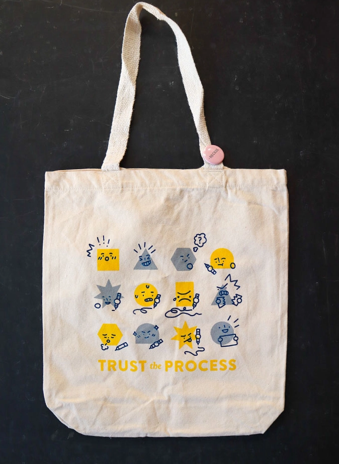 Recess Shop - Tote Bag : Trust The Process - Art Noise