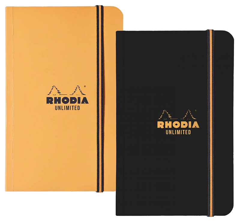 RHODIA UNLIMITED DISPLAY LINED 3.5x5.5 ASS. (4558840365143)