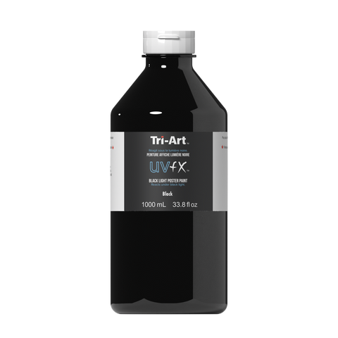 UVFX Black Light Poster Paint - Black - Art Noise