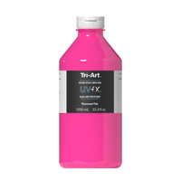 UVFX Black Light Poster Paint - Fluorescent Pink - Art Noise