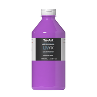 UVFX Black Light Poster Paint - Fluorescent Violet - Art Noise