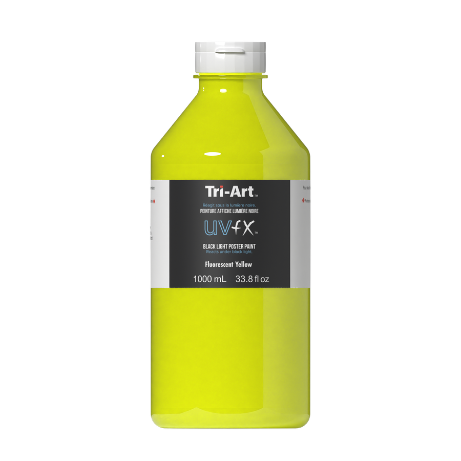 UVFX Black Light Poster Paint - Fluorescent Yellow