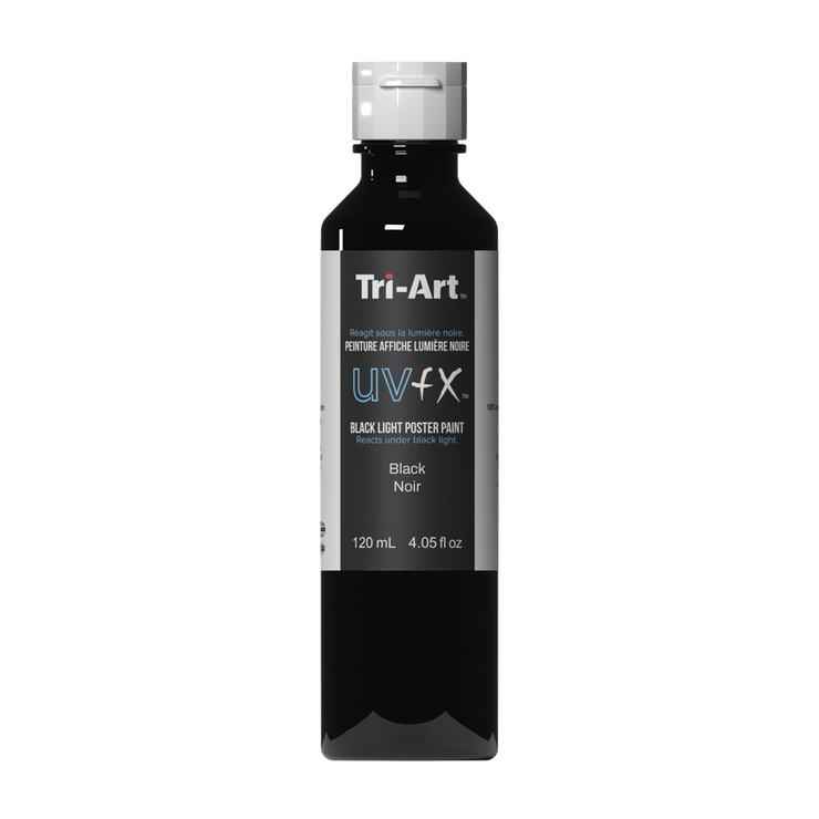 UVFX Black Light Poster Paint - Black - Art Noise
