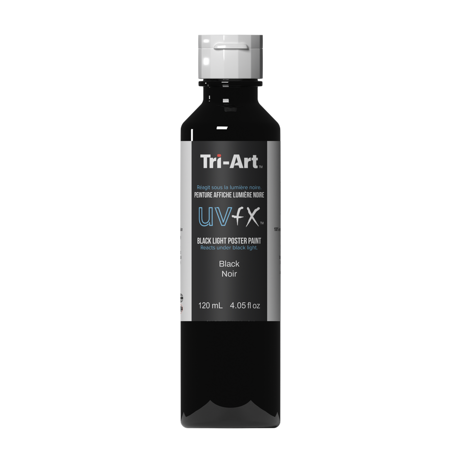 UVFX Black Light Poster Paint - Black - Art Noise