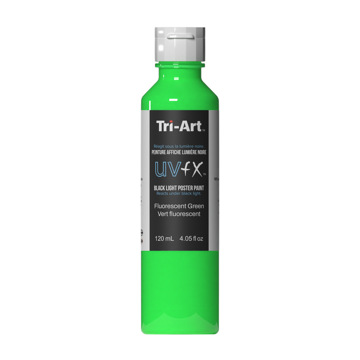 UVFX Black Light Poster Paint - Fluorescent Green - Art Noise
