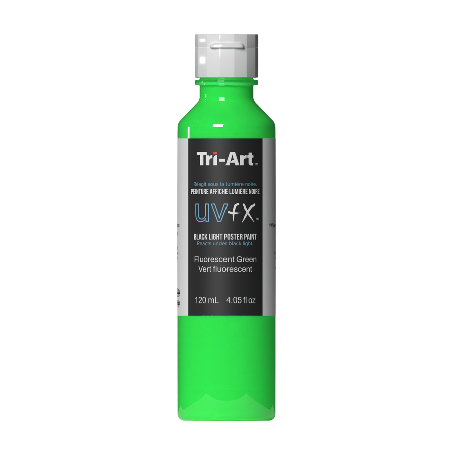 UVFX Black Light Poster Paint - Fluorescent Green - Art Noise