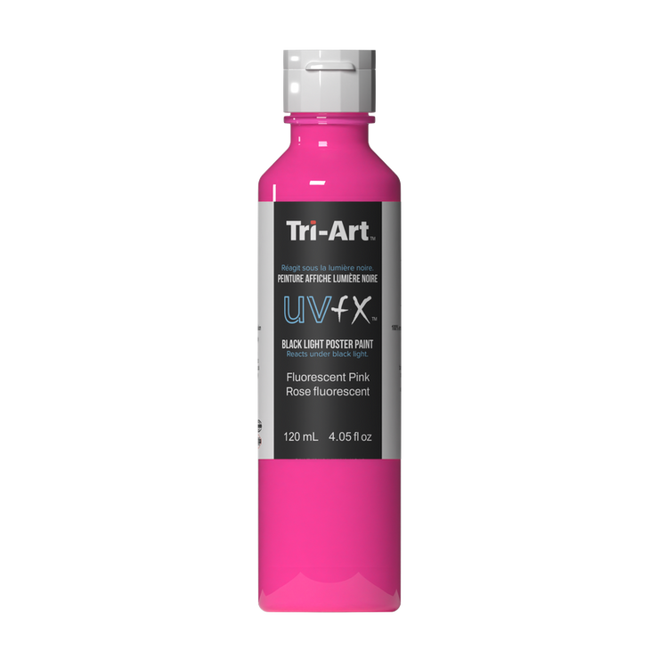 UVFX Black Light Poster Paint - Fluorescent Pink - Art Noise
