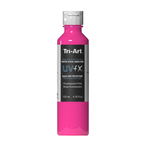 UVFX Black Light Poster Paint - Fluorescent Pink - Art Noise