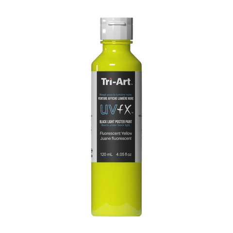 UVFX Black Light Poster Paint - Fluorescent Yellow - Art Noise