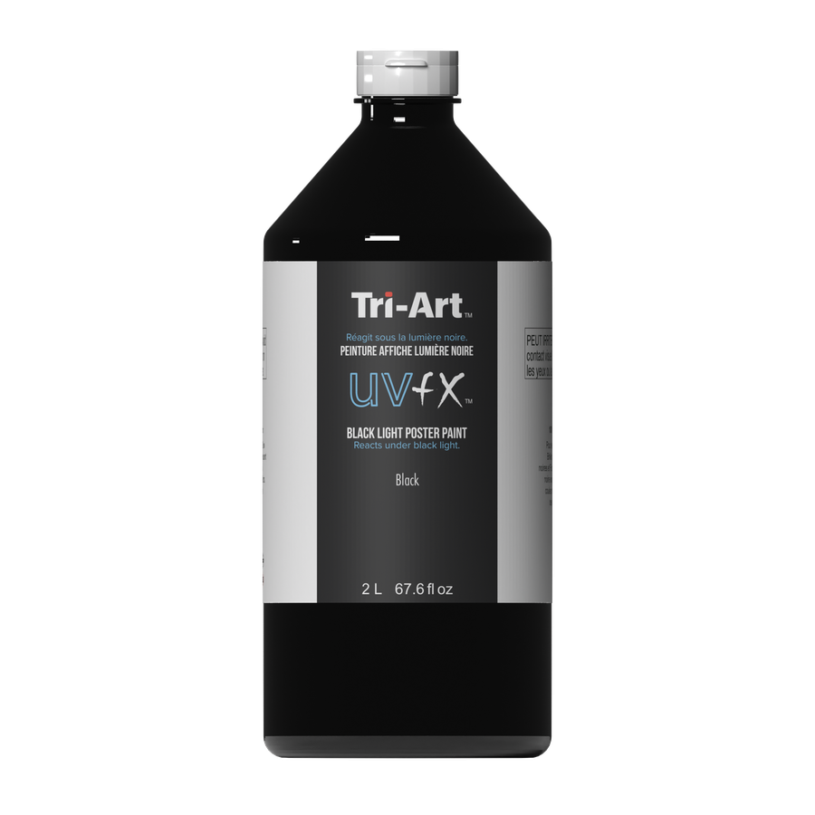 UVFX Black Light Poster Paint - Black - Art Noise