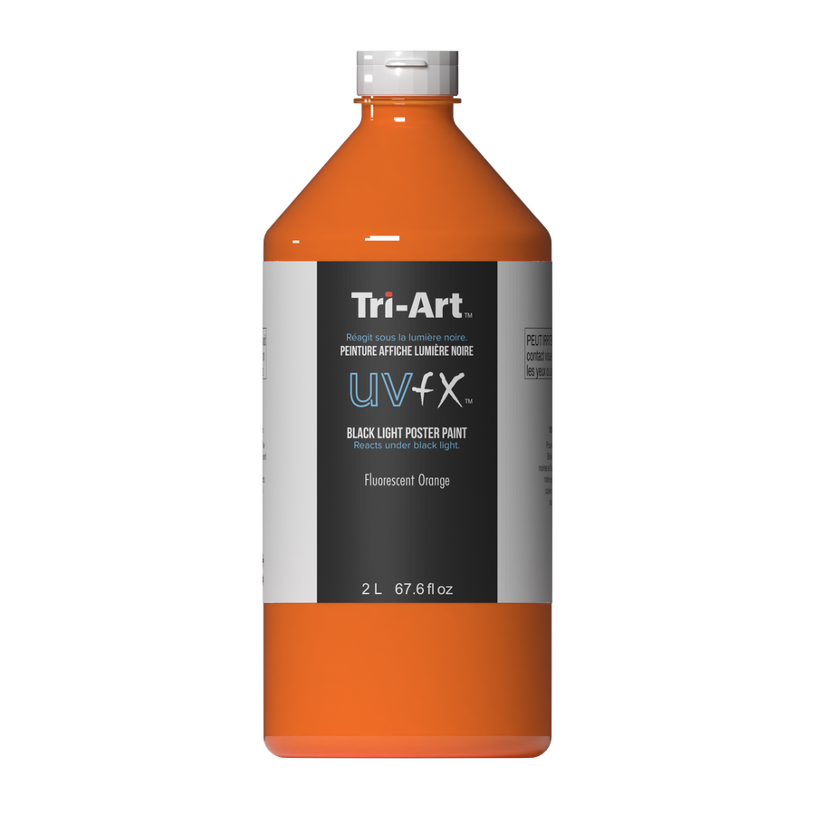 UVFX Black Light Poster Paint - Fluorescent Orange