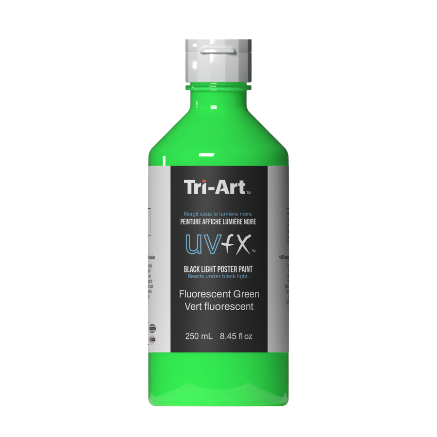 UVFX Black Light Poster Paint - Fluorescent Green - Art Noise