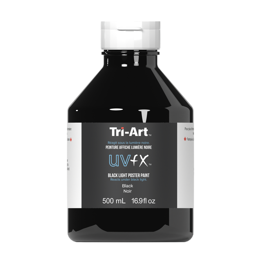 UVFX Black Light Poster Paint - Black - Art Noise