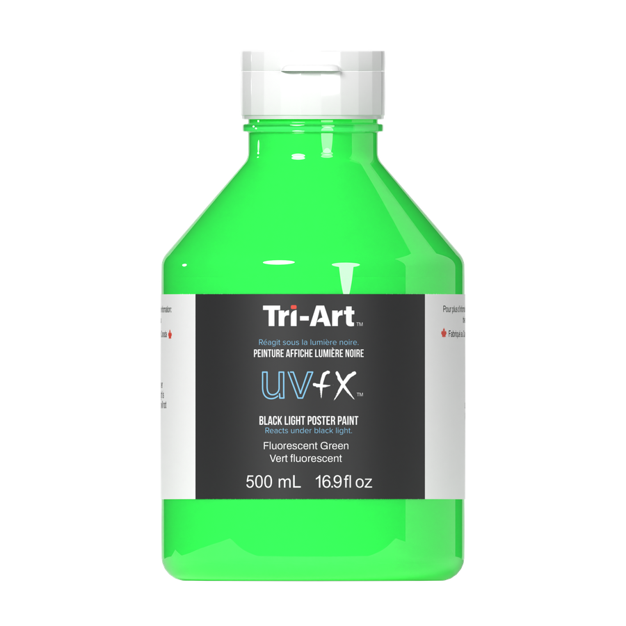 UVFX Black Light Poster Paint - Fluorescent Green - Art Noise