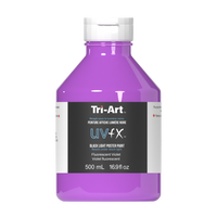 UVFX Black Light Poster Paint - Fluorescent Violet - Art Noise