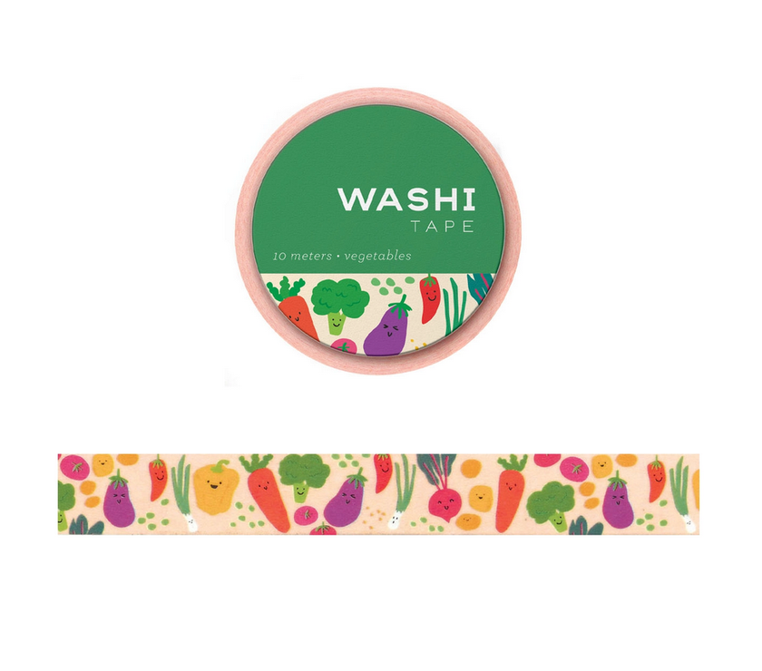 Girl of All Work - Vegetables Washi Tape - Art Noise