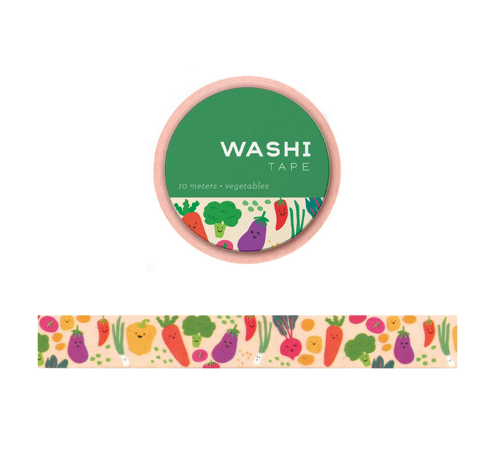 Girl of All Work - Vegetables Washi Tape - Art Noise