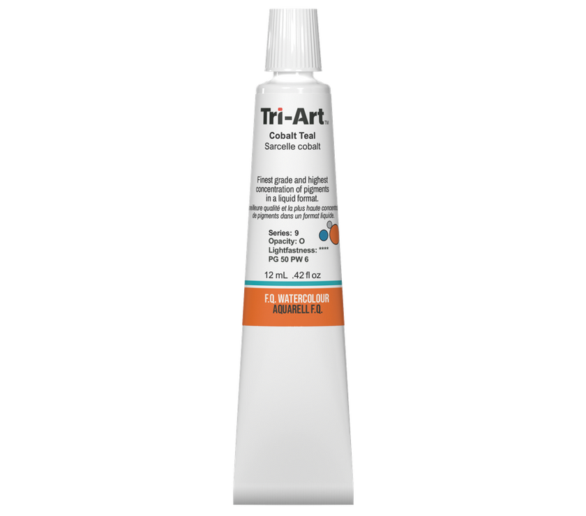 Tri-Art Water Colours - Cobalt Teal - Art Noise