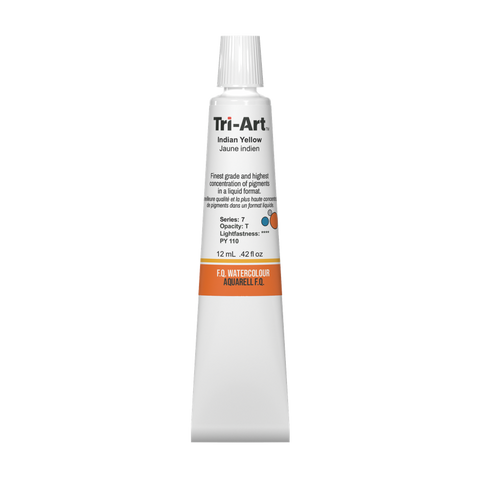 Tri-Art Water Colour Tubes - Indian Yellow - Art Noise