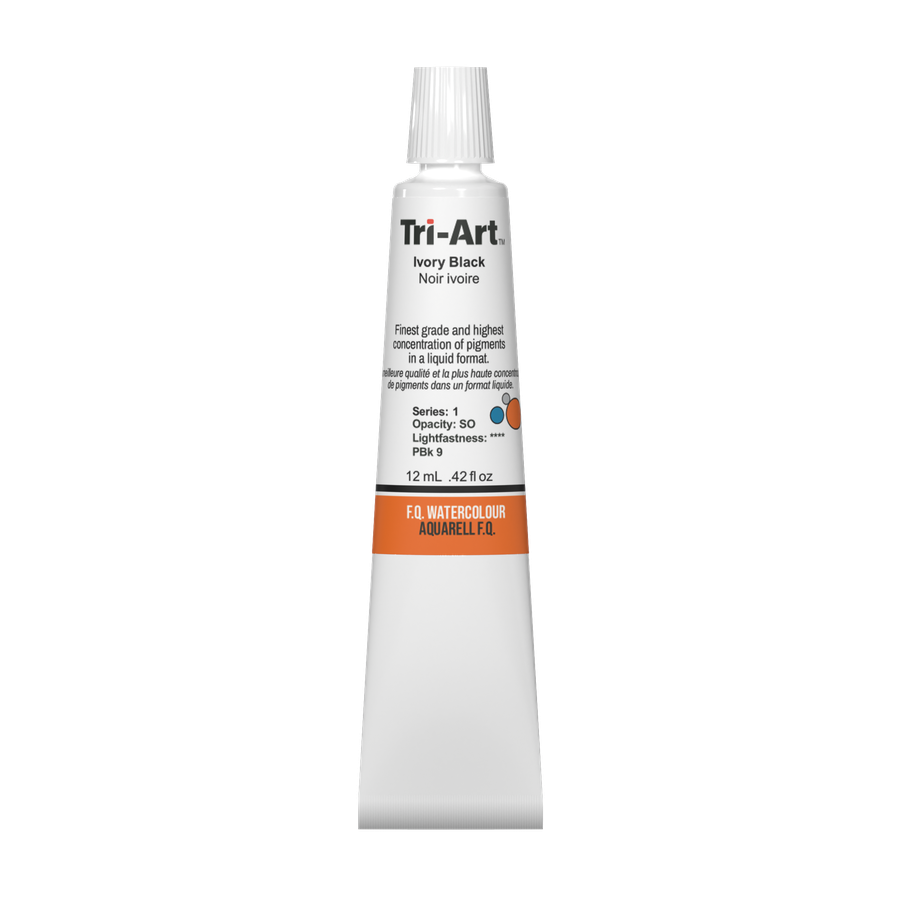 Tri-Art Water Colours - Ivory Black - Art Noise