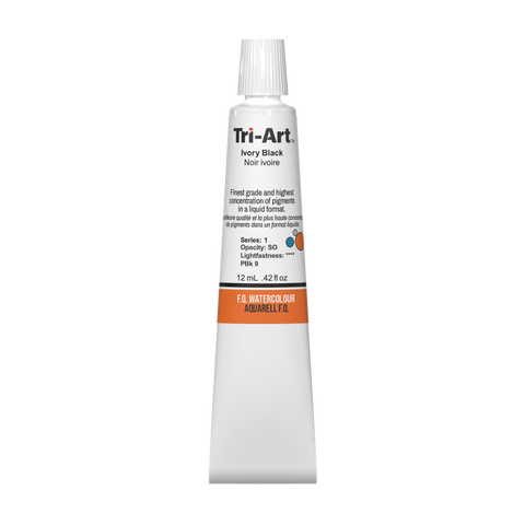 Tri-Art Water Colours - Ivory Black - Art Noise