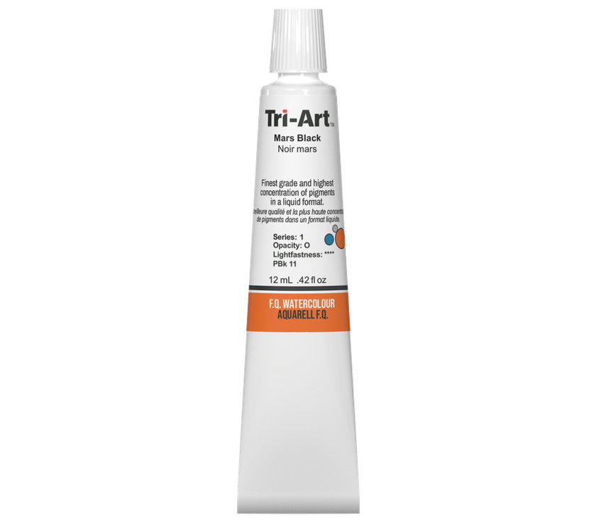 Tri-Art Water Colours - Mars Black - Art Noise
