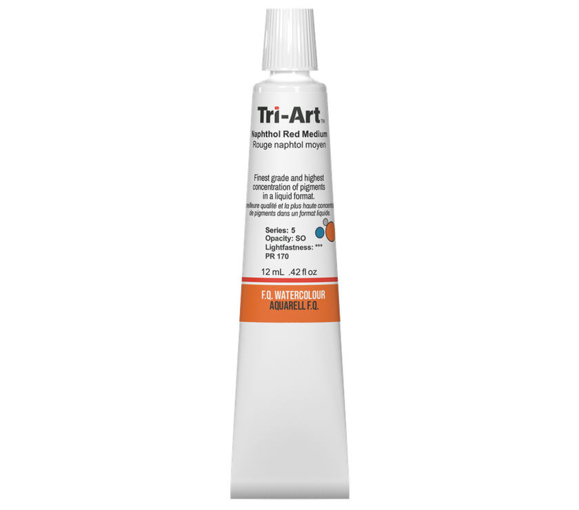 Tri-Art Water Colours - Naphthol Red Medium - Art Noise