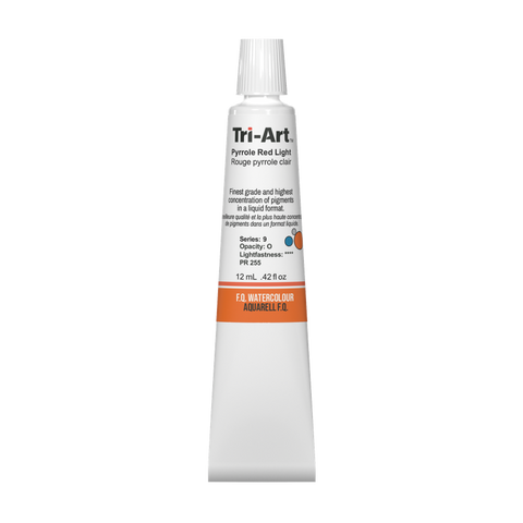 Tri-Art Water Colours - Pyrrole Red Light - Art Noise