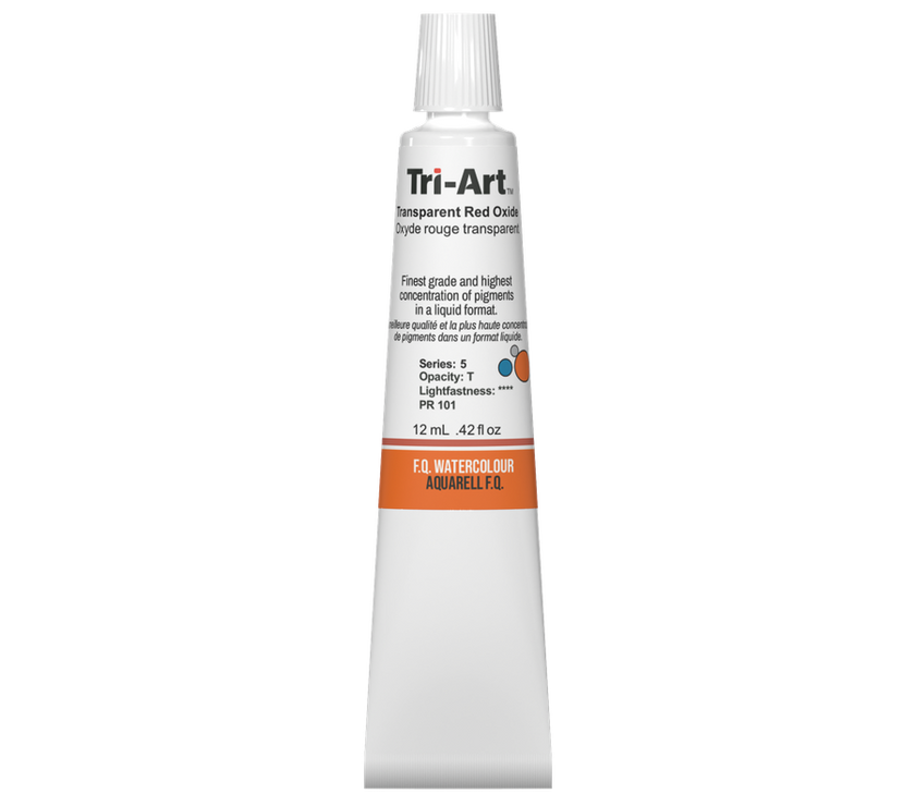Tri-Art Water Colours - Transparent Red Oxide - Art Noise